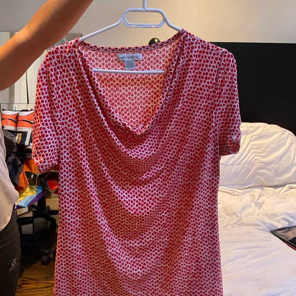 Liz Claiborne cowl neck blouse